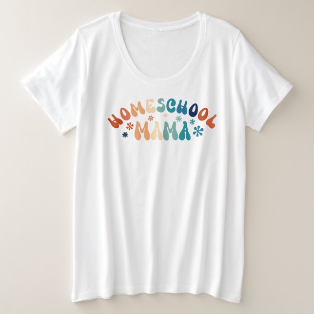 Retro Homeschoa Mamá (Anverso del diseño)