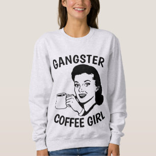 RETRO HOUSEWIFE Coffee divertido camisetas GANGSTE