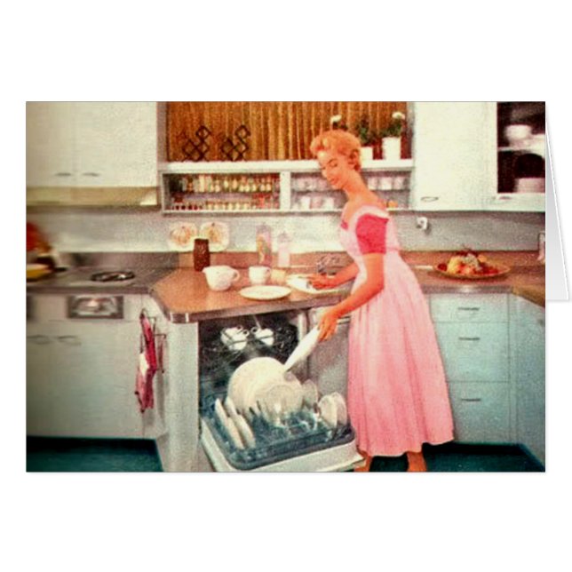 Retro Housewife en cocina (Anverso (Horizontal))