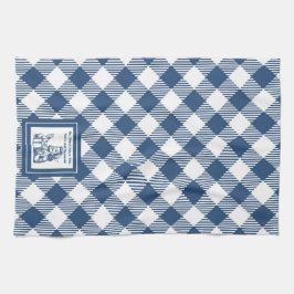 Retro Housewife Funny Plaid Kitchen Toalla