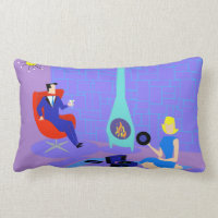 Retro igualando en casa la almohada lumbar