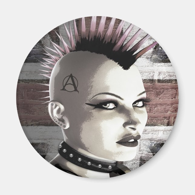 Retro imanes de moda británicos de Punk (Frente)
