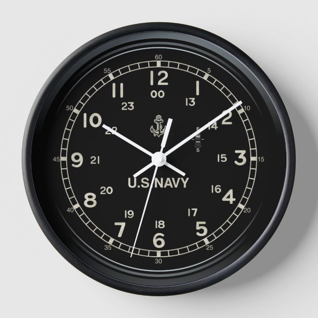 Retro imitación del reloj de la NAVY de EE.UU. (Anverso)