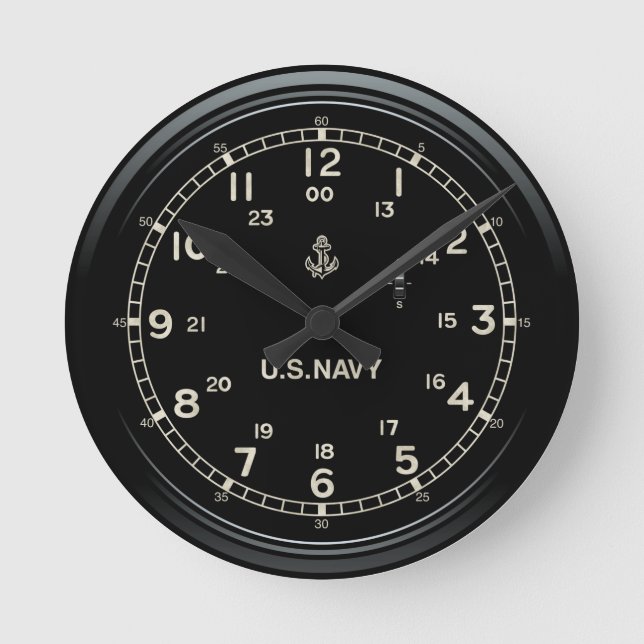 Retro imitación del reloj de la NAVY de EE.UU. (Anverso)