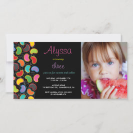 Retro Jellybean Pop Sweet Candy Whimsical Cumpleañ