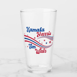 Retro Kamala Harris Tim Walz elecciones puntuales