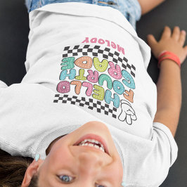 Retro lindo de vuelta a la escuela camiseta de cua