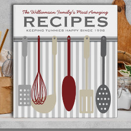 Retro Look Family Recipes Personalizadas