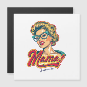 Retro mamá pop art 2 personalizado