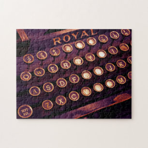 RETRO MANUAL TYPEWRITER JIGSAW PUZZLE