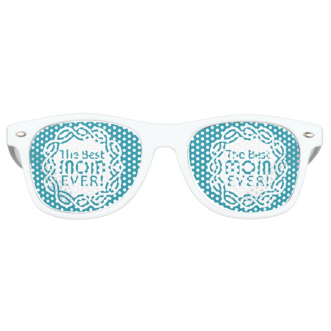 Retro MEJORES Gafas de fiesta MOM (Anverso)