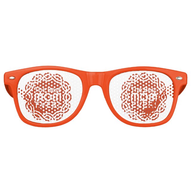 Retro MEJORES Gafas de fiesta MOM (Anverso)