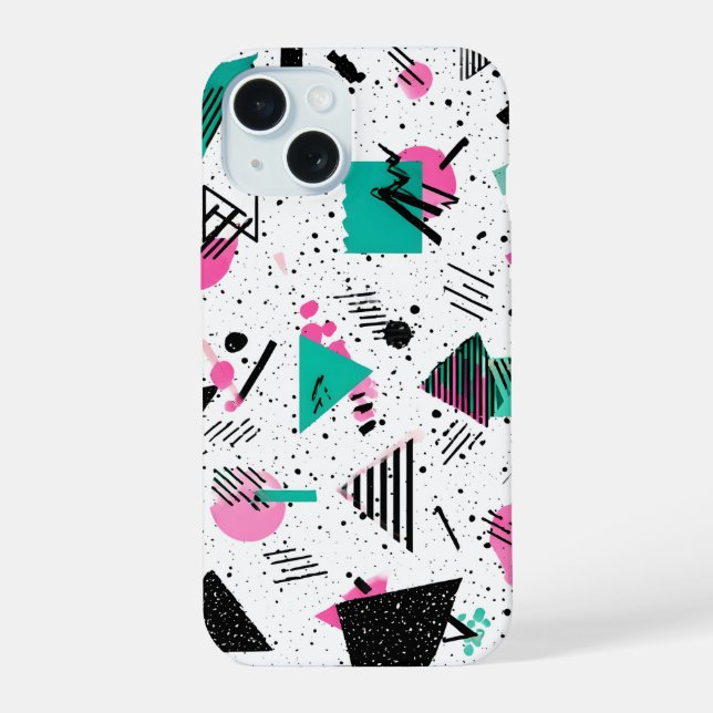 Retro Memphis Geometric Pattern (Reverso )