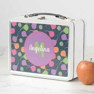 Retro Neon Stingray Metalizado Lunch Box