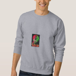 Retro Neon Striker – Sudadera con capucha de fútbo