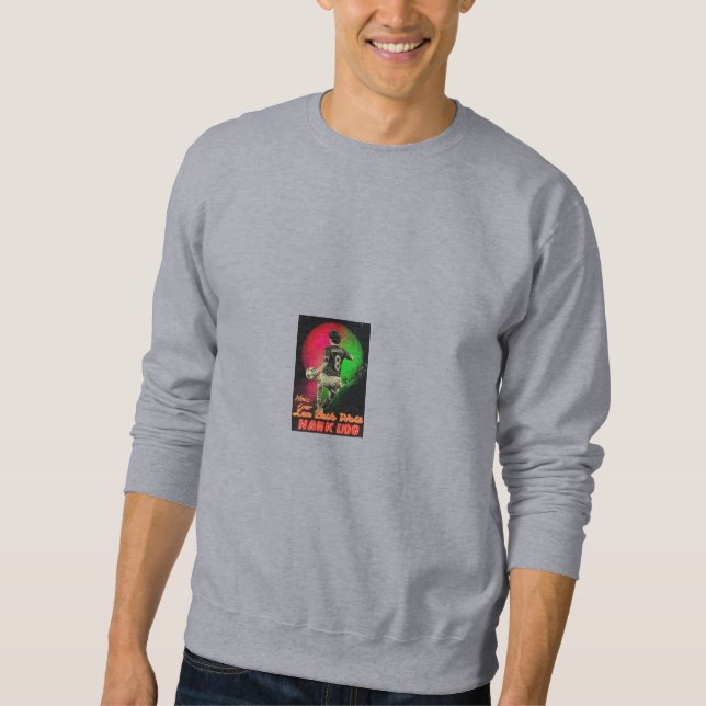 Retro Neon Striker – Sudadera con capucha de fútbo (Anverso)