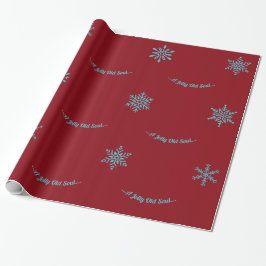 Retro - Papel de envolvimiento de Snowman