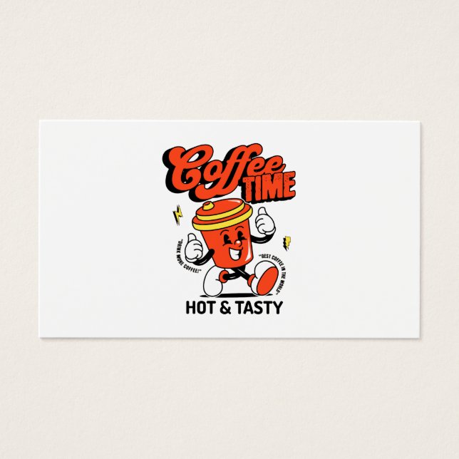 Retro Personalizado del café (Frente)