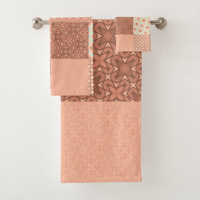 Retro Pink Patchwork (In situ)