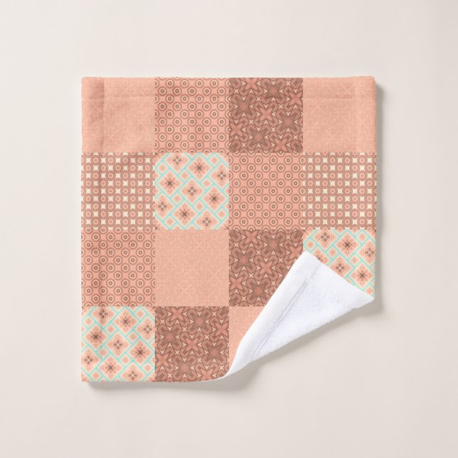 Retro Pink Patchwork (Toallita)