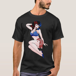 Retro Pinup Chica camiseta Camisetas y regalos de