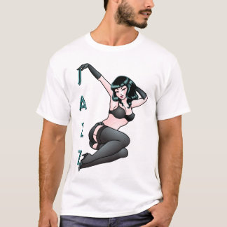 Retro Pinup Chica Shirt Jazz Bailarinas Top
