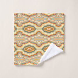 Retro Pop Art Abstract Geometric Wavy Pattern