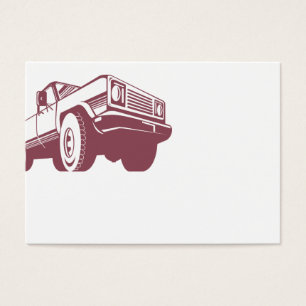 Retro posterior de la camioneta pickup