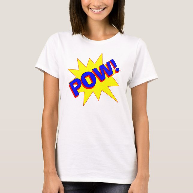 ¡Retro POW! Camiseta (Anverso)