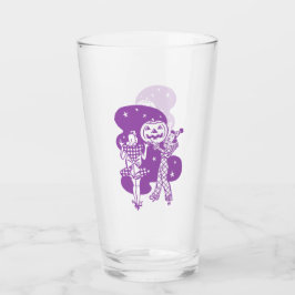 Retro Purple Damas con Calabaza