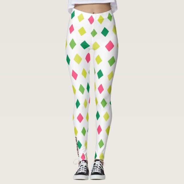 Retro Radiance Diamond Leggings (Anverso)
