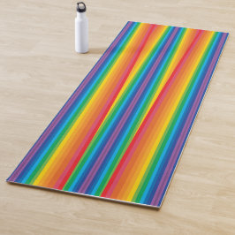 Retro Rainbows Yoga Mat