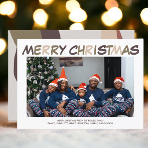 Retro Resumen Foto Feliz Navidad