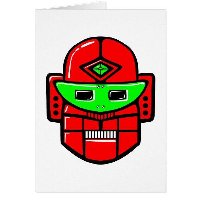Retro Robot Head (Frente)