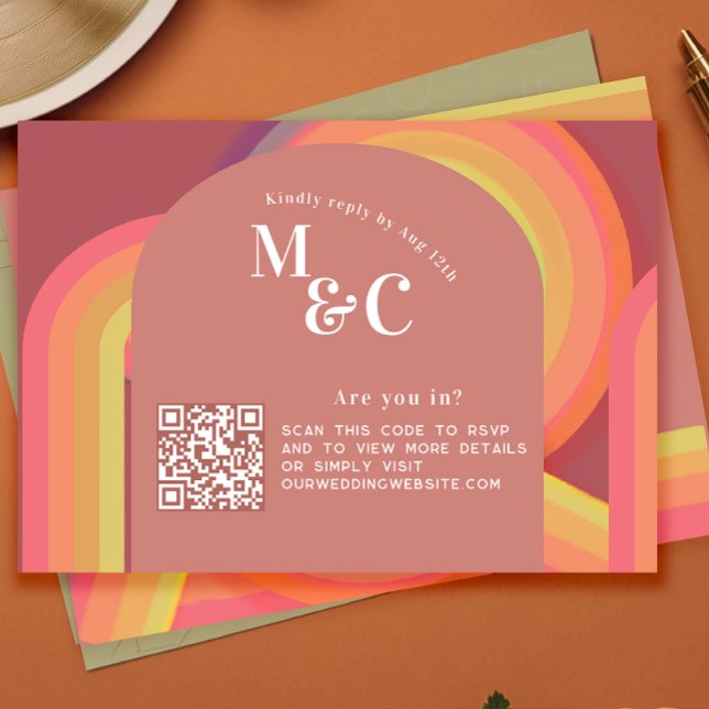 Retro RSVP con código QR (Subido por el creador)