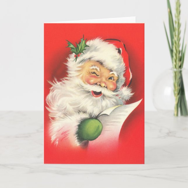 RETRO Santa Vintage Navidad (Anverso)