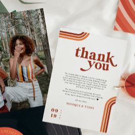 Retro Setentas | Agradecimiento de lugar de boda