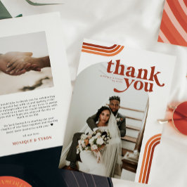 Retro Setentas | Foto Agradecimiento de Boda