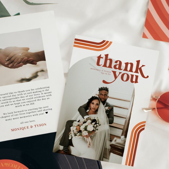 Retro Setentas | Foto Agradecimiento de Boda (Subido por el creador)