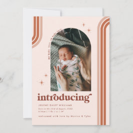 Retro Setentis | Anuncio de nacimiento de la foto 