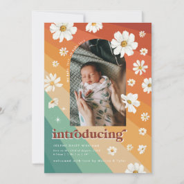 Retro Setentis | Anuncio de nacimiento de la foto 