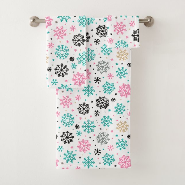 Retro Snowflakes (In situ)