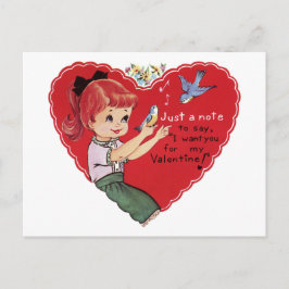 Retro sólo una nota para mi San Valentín