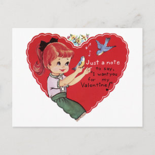 Retro sólo una nota para mi San Valentín