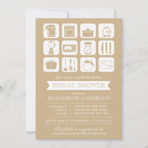 Retro Stock la invitación a la ducha de novias en 