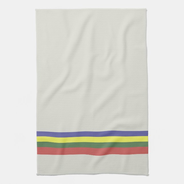 Retro Stripe 2 Kitchel Toalla (Vertical)