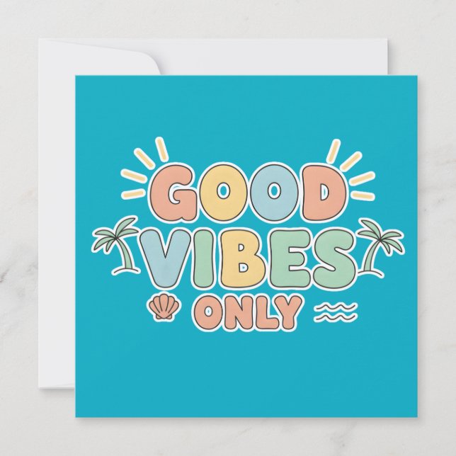 Retro Summer Beach Aesthetic Pastel Typography Art (Anverso)
