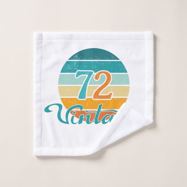 Retro Sunset 72 Vintage Distressed (Toallita)
