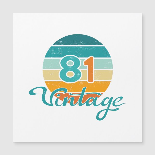 Retro Sunset 81 Vintage Distressed (Anverso)
