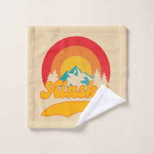 Retro Sunset Alaska Juneau Moose 0Montañas salvaje